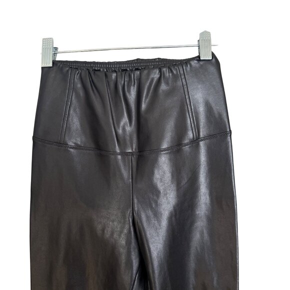 Wilfred Free Womens Black Faux Leather Leggings XS - Picture 3 of 5